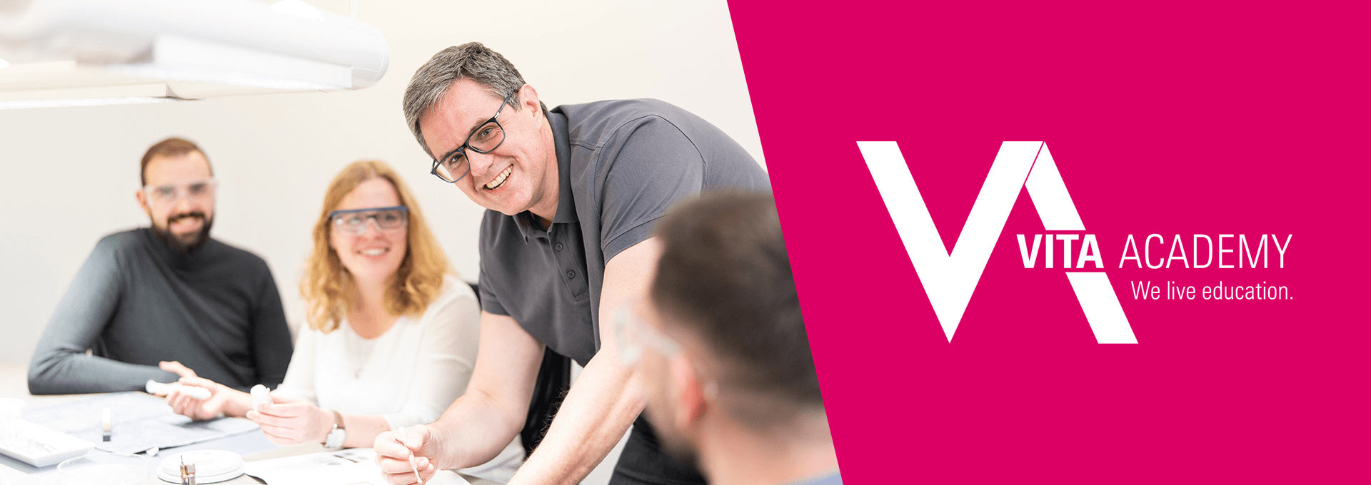 Your course is waiting - register with the VITA ACADEMY now!