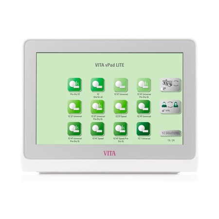 VITA vPad LITE - For standard applications in everyday lab work. Offers a clear user interface, intuitive navigation, and reliable control – ideal for daily use.