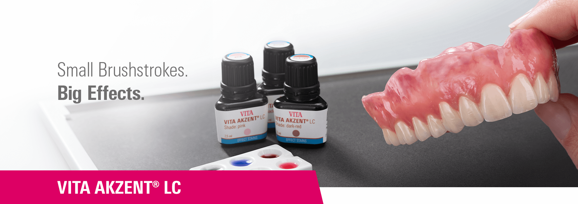 VITA AKZENT LC - Reliable reproduction of all shade nuances.