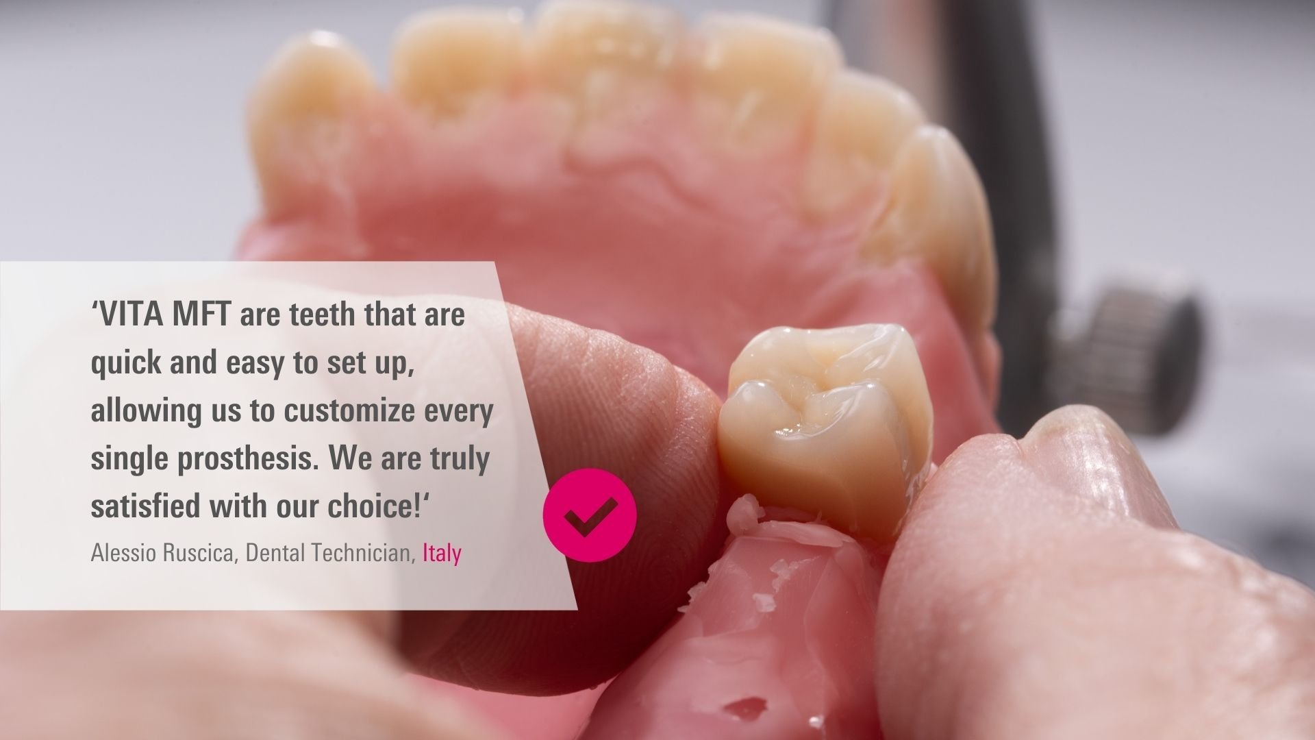 VITA MFT. Alessio Ruscica, Dental Technician, Italy