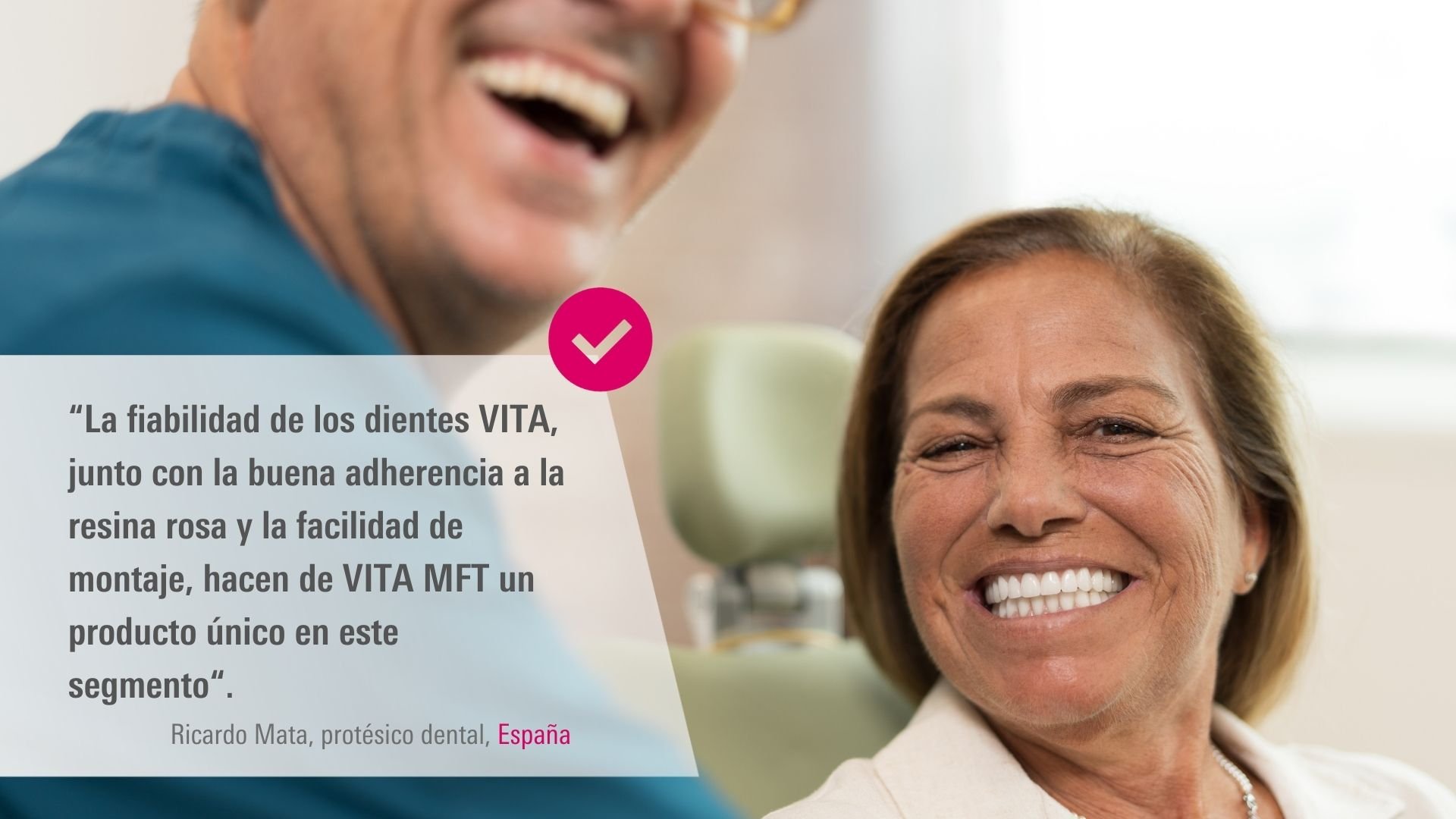 VITA MFT. Ricardo Mata, protésico dental, Español