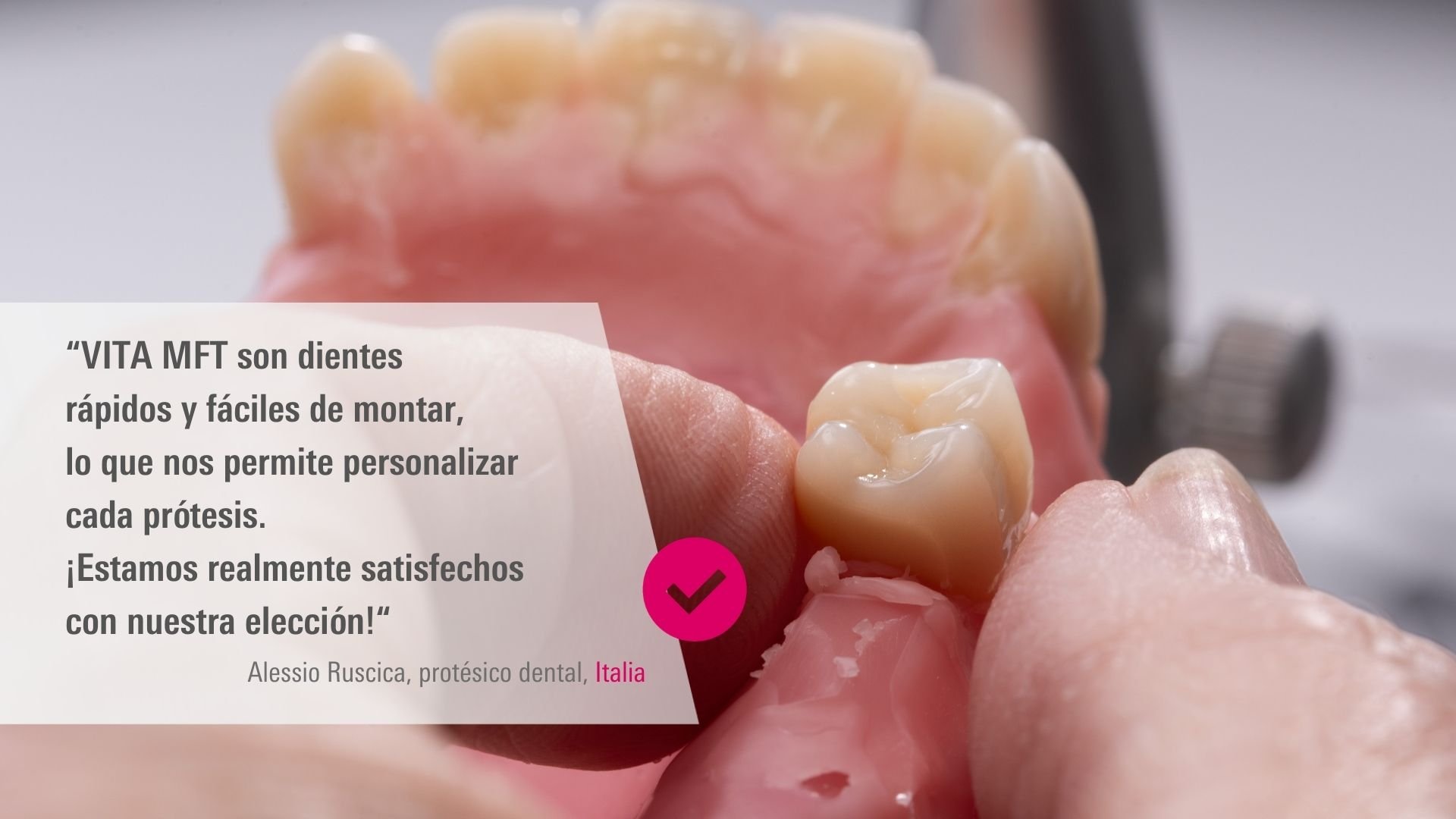 VITA MFT. Alessio Ruscica, protésico dental, Italia