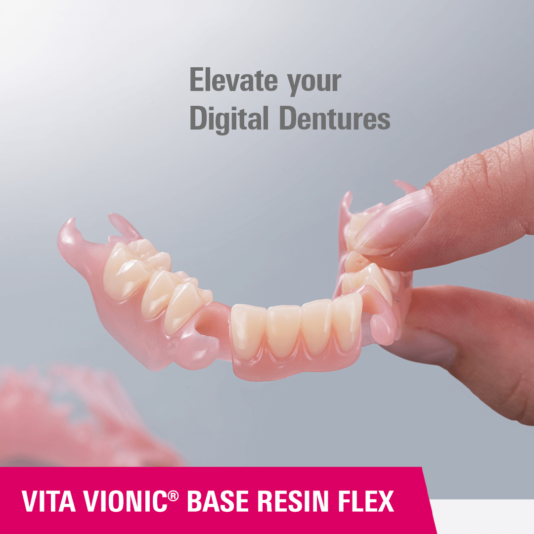 3D printing material for the production of flexible denture bases: VITA VIONIC BASE RESIN FLEX