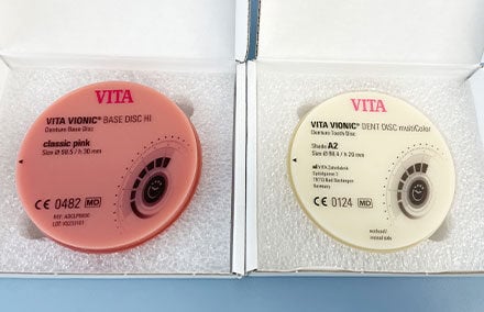 6. VITA VIONIC BASE DISC HI and VITA VIONIC DENT DISC multiColor.