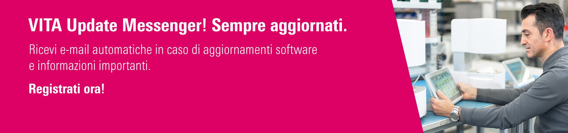 VITA Update Messenger! Sempre aggiornati.