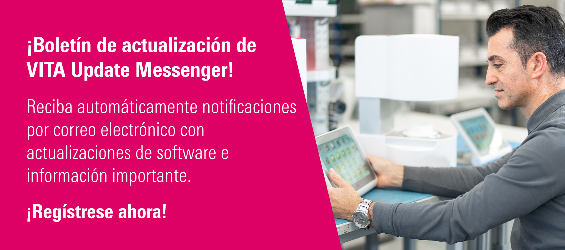 Boletín de actualización de VITA Siempre al día.