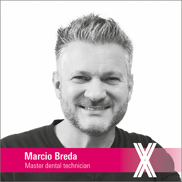 Marcio Breda, Master dental technican